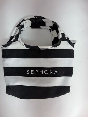 Sephora What’s In My Bag Small Black and White Bag, Mini Bag Only